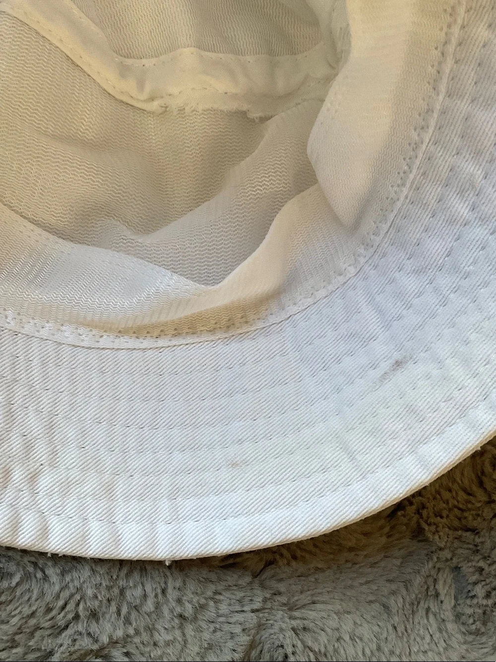 Classic White Kids' Bucket Hat - Lightweight Sun Protection